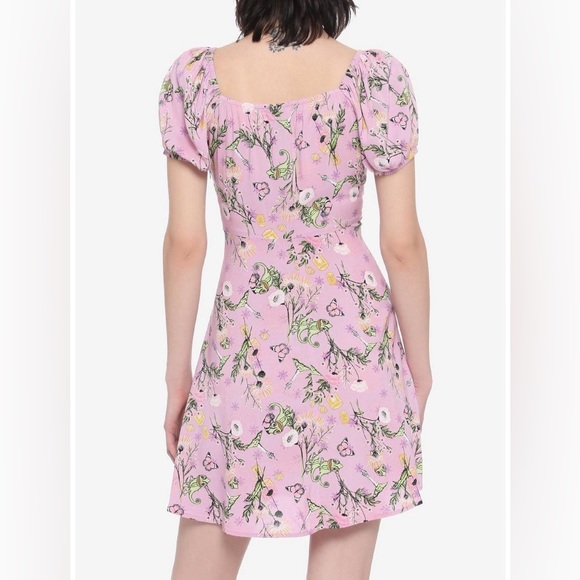 DISNEY PRINCESS TANGLED Pascal Floral Sweetheart DRESS! - Picture 3 of 5